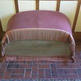 Bench velvet pink