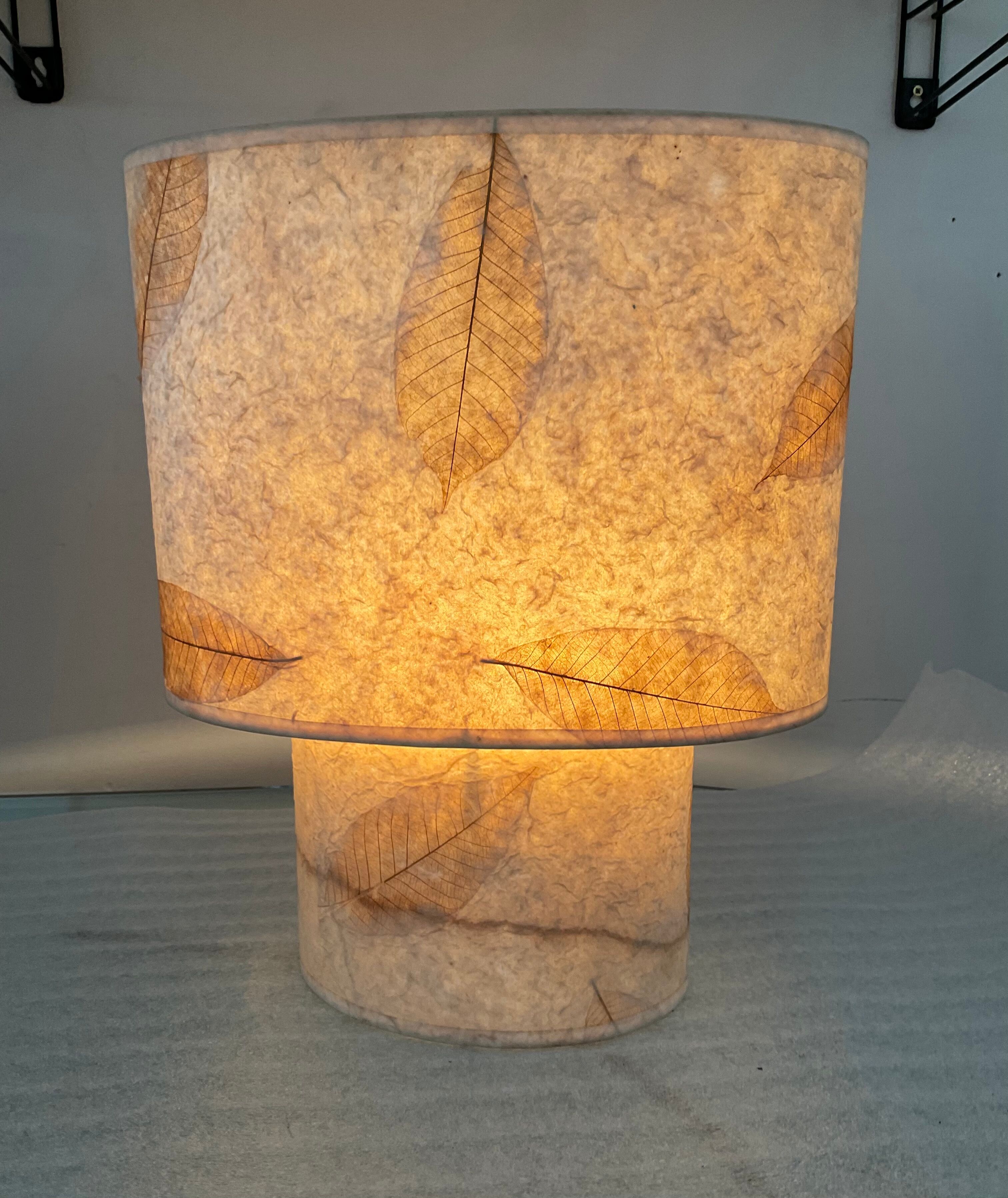 Lampe Herbier vintage des années 70