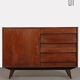 Vintage stained oak chest of drawers model U-458 by Jiri Jiroutek, 1960