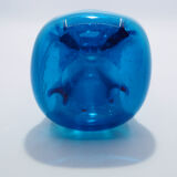 Vase en verre bleu Holmegaard