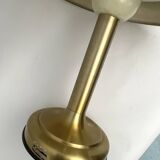 Vintage Ministerial gilded table lamp. Italy 1950s