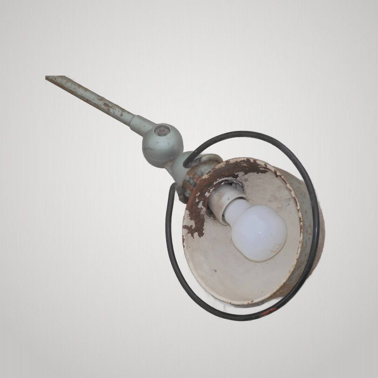 Ancienne lampe jielde 2 bras fonctionne