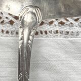Ercuis silver-plated metal sauce spoon / ladle, ribbon model