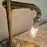 Art Deco style lamp in gilded bronze