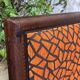 1930s bistro bench, upholstery and fabric completely redone.