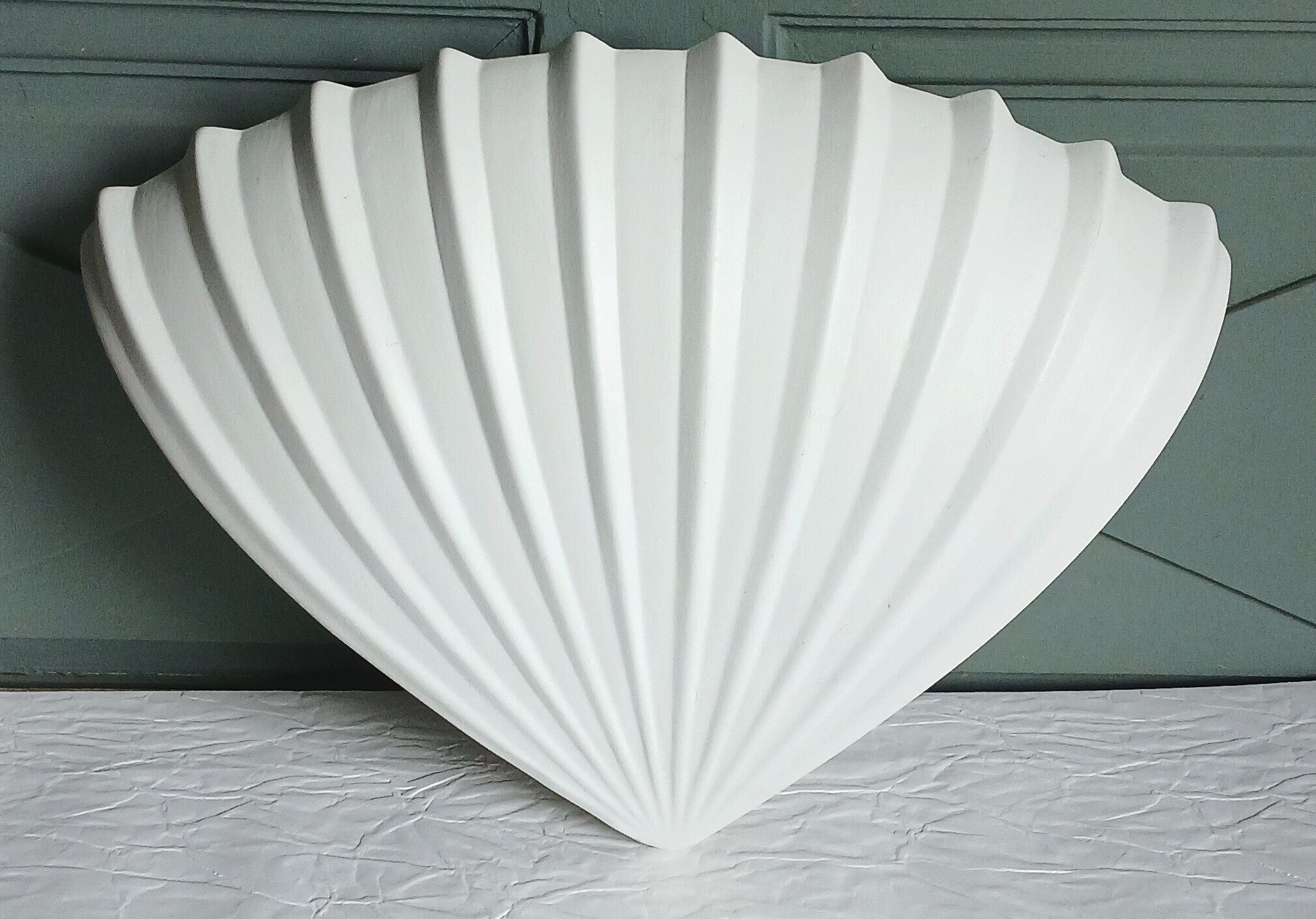 Shell corner applique by Louis Drimmer, France circa 1980.