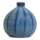 Vase forme boule grès signé Sylva Années 30 Hauteur 18 cm