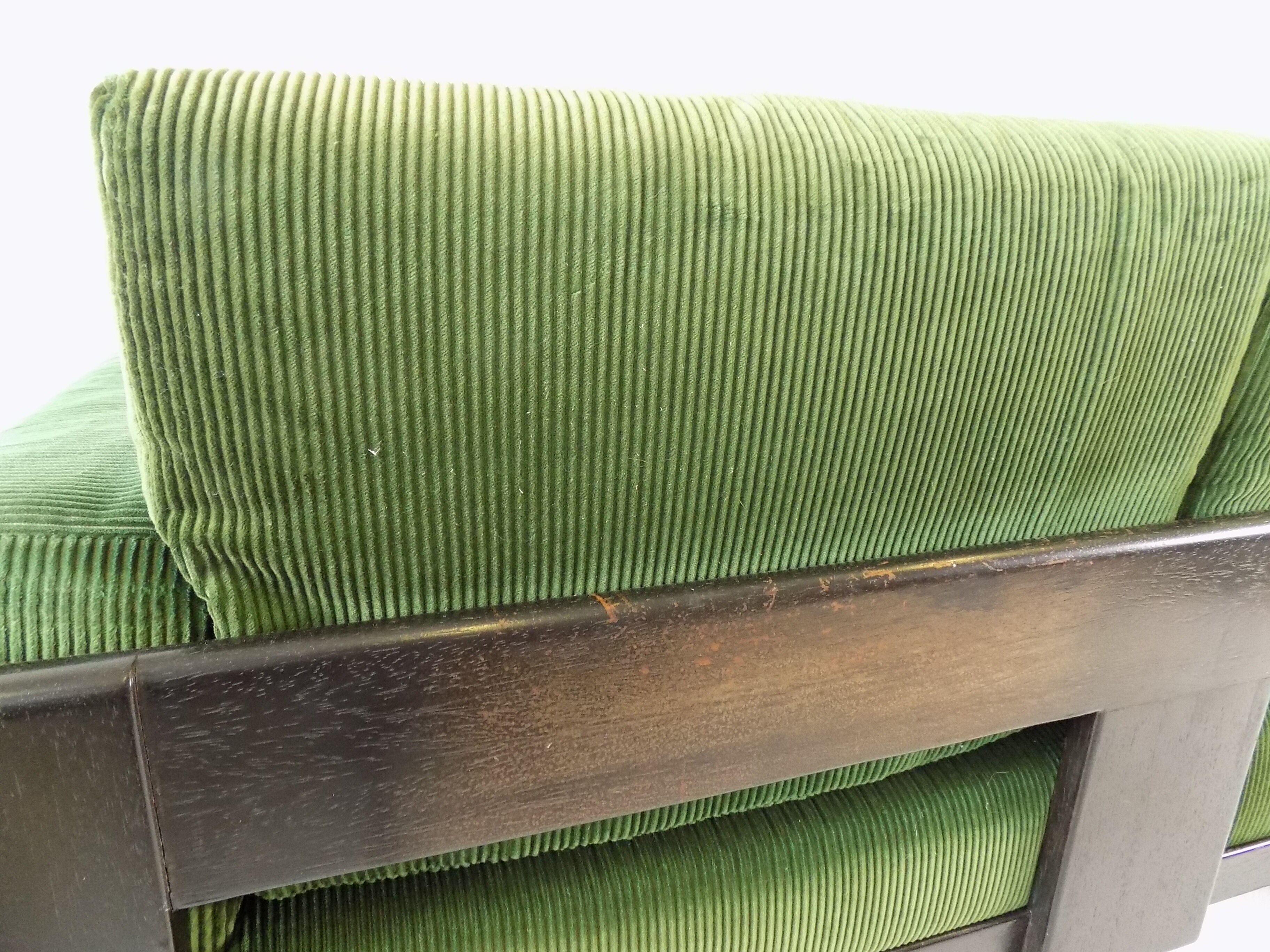 Bastiano 2 seater cord sofa by Afra & Tobia Scarpa, Gavina / Knoll
