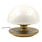 Mushroom mod. VP gold table lamp, Vittorio Balli e Romeo Ballardini, Sirrah, 1970s