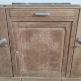 Art Deco sideboard with gray marble