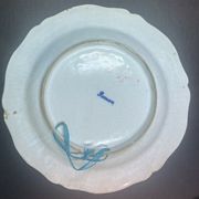 Faience dish of rouen -flower basket - ø 38 cm