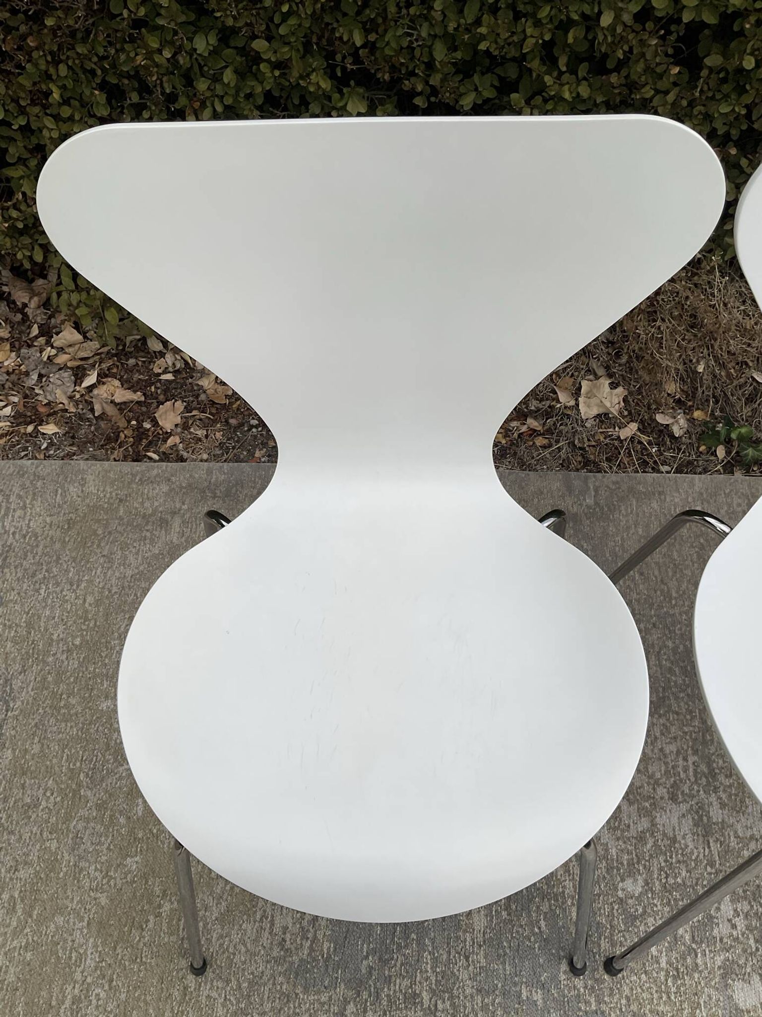 Set of 4 3107 chairs by Arne Jacobsen for Fritz Hansen