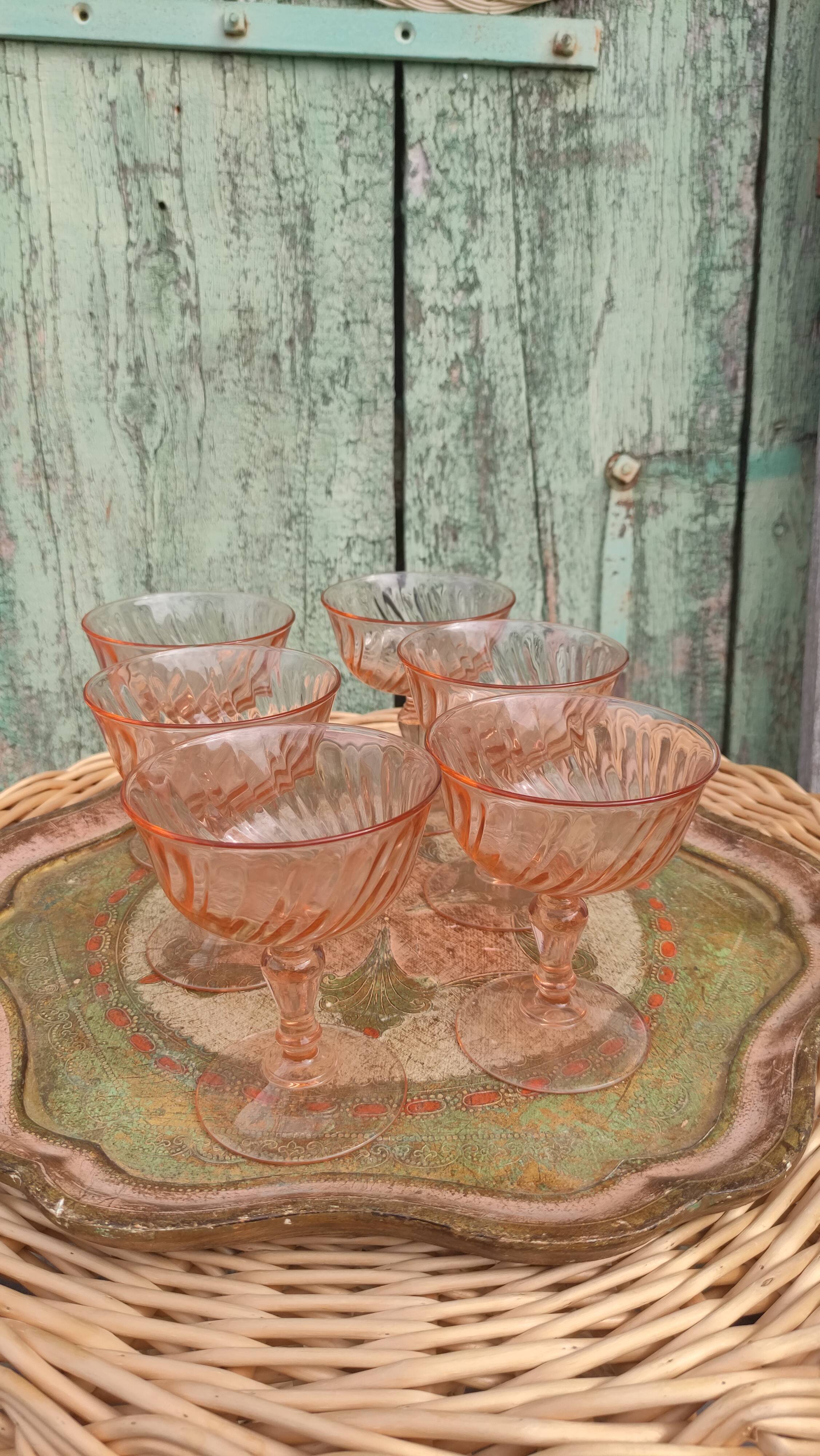 Walking glasses rosaline d'arcoroc luminarc pink cuts