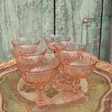 Walking glasses rosaline d'arcoroc luminarc pink cuts