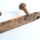 Wooden wall coat rack 4 hooks