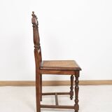 Chaises cannées, style Louis XIII