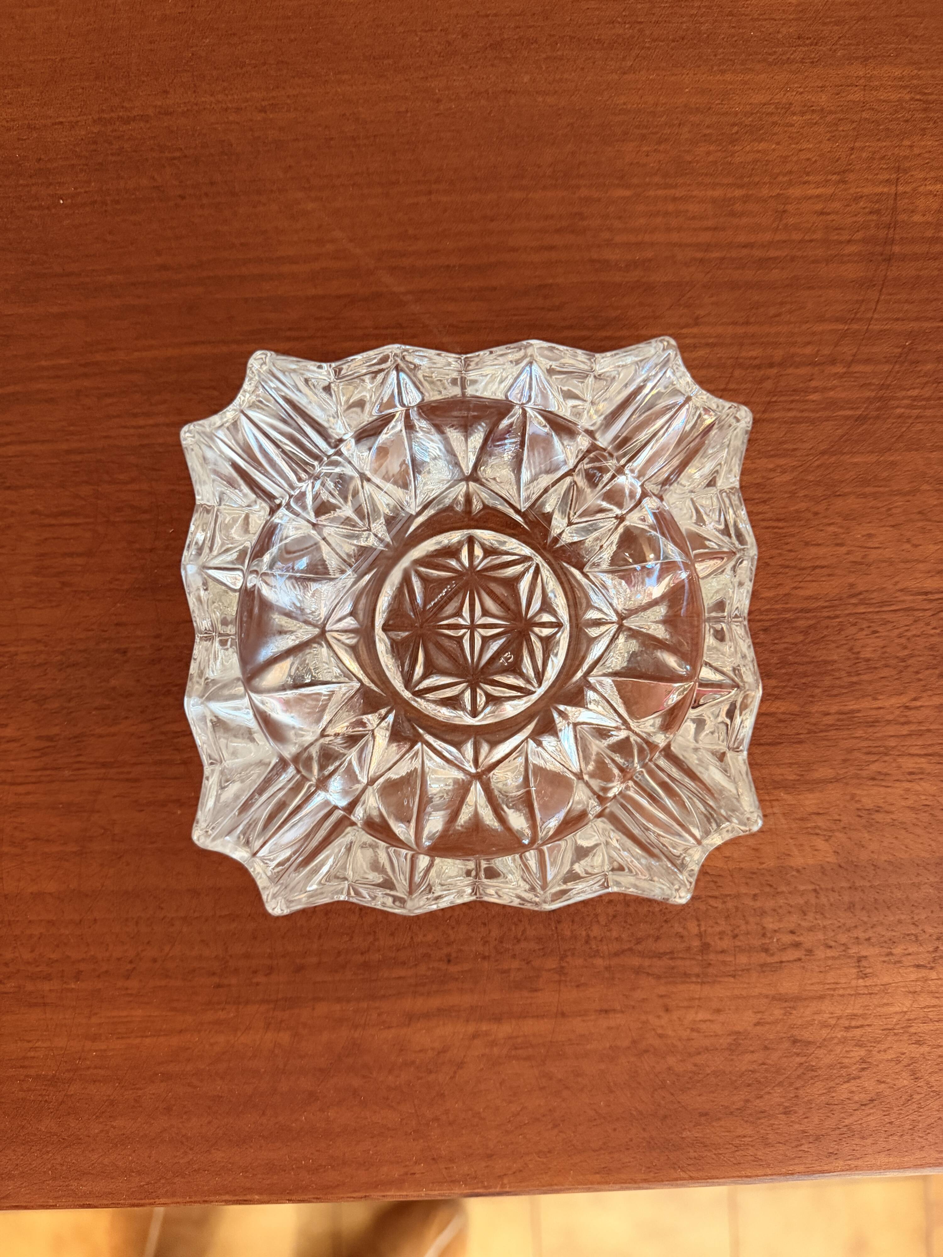 Glass ashtray and pocket tray