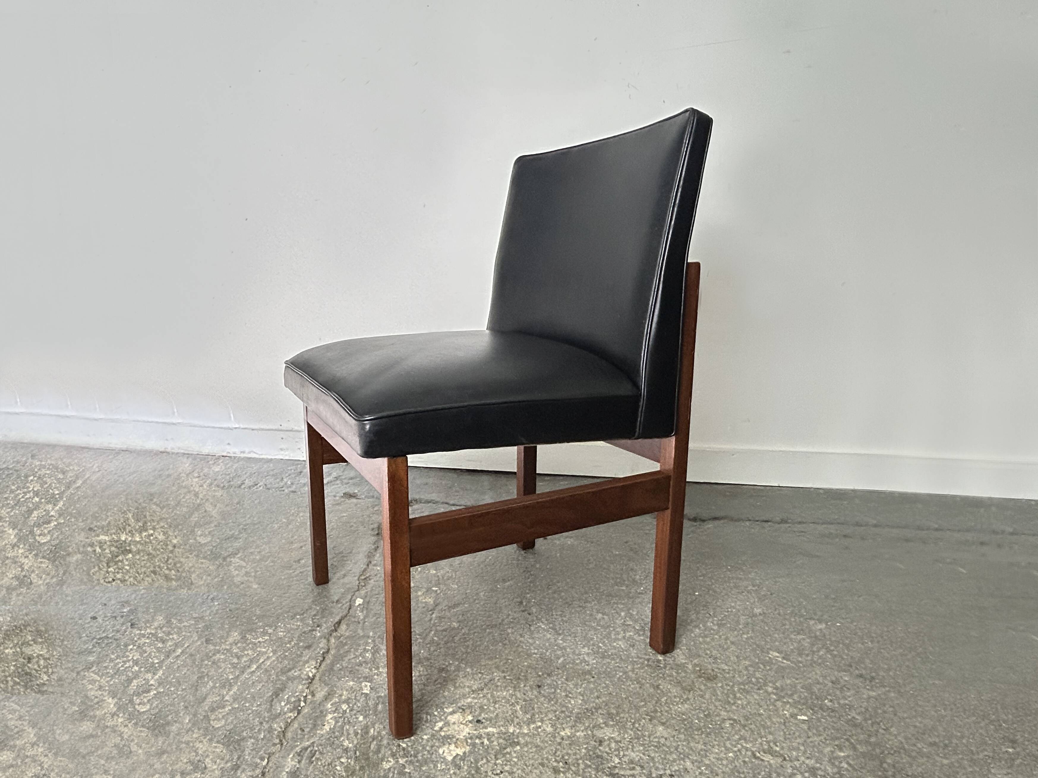 4 Mid-Century 1960s dining chairs by Vanson