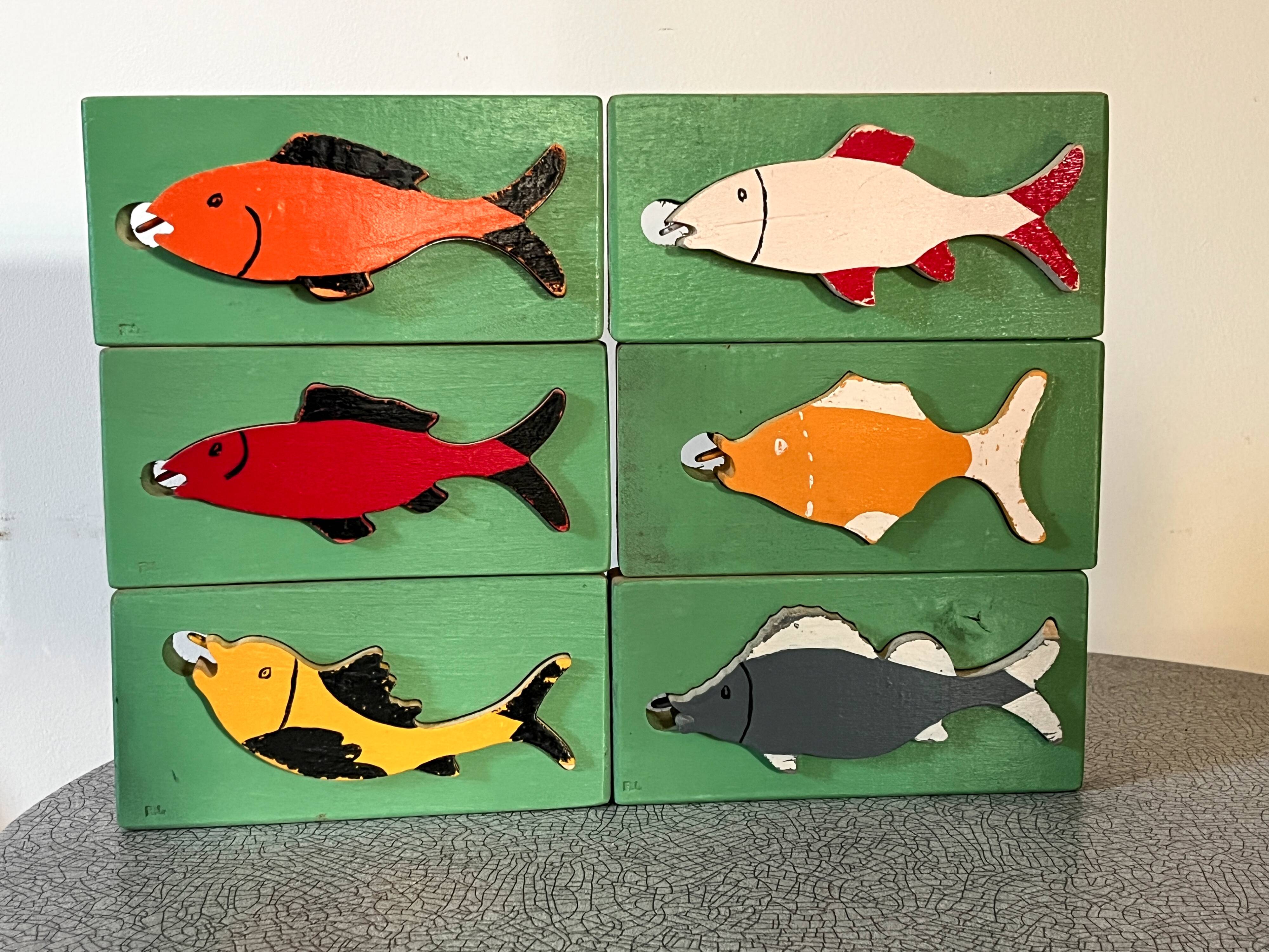 Vintage game, Fishing game and puzzle in original box