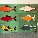 Vintage game, Fishing game and puzzle in original box