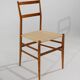 6 Superleggera dining chairs by Gio Ponti for Cassina, 1970’s