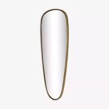 Golden rearview mirror and free form from the 1950s