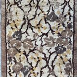Old European art deco rug 84x184 cm