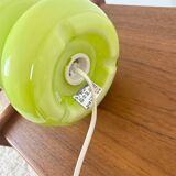 Blown glass mushroom lamp