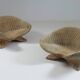 Paire de fauteuils lotus en rotin, 1970s