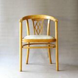 Thonet leather armchair N° A969 F, circa 1930, Art deco