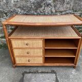 Meuble de salon en rotin