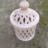 Poterie marocaine , lanterne , terre cuite