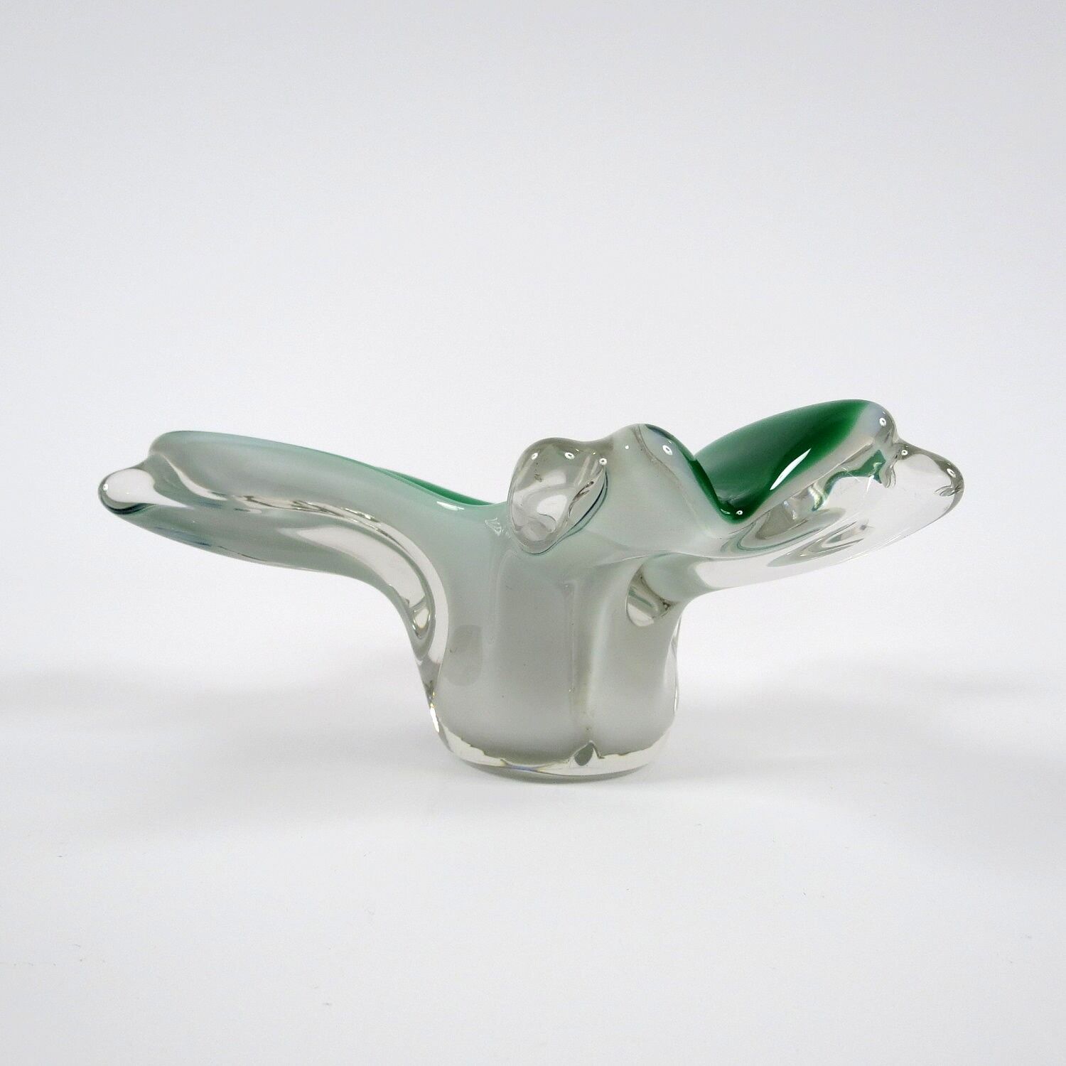 Sommerso Murano glass bowl, 1960s