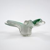 Sommerso Murano glass bowl, 1960s