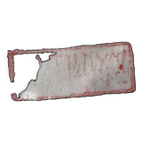 Marble and wrought iron bistro table