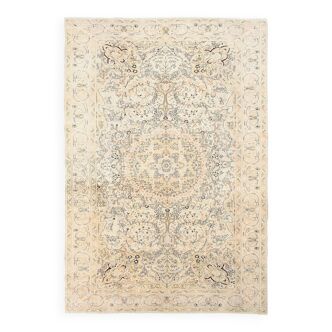 Tapis persan 8x12 Beige & Khaki 60s, 242x355Cm