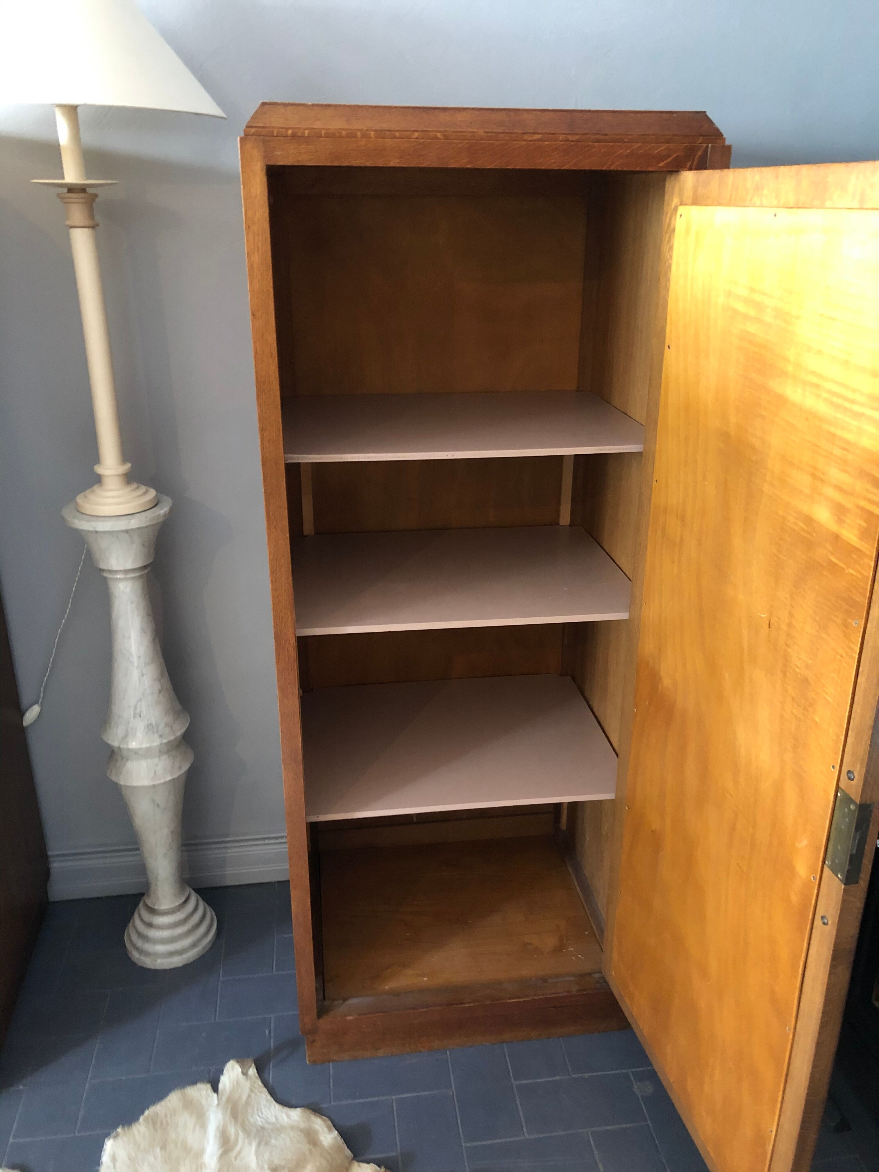 Art deco twin cabinets