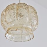 Globe amber glass bubble