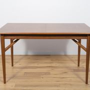 Table à manger en teck extensible du milieu du siècle Everest, années 1960