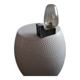 Keuco space age wall light. Chrome and bubble glass.