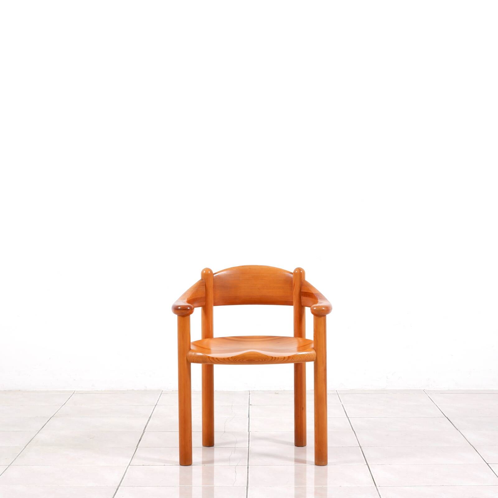 Set of 6 solid pinewood armchairs by Rainer Daumiller for Hirtshals Sawmill
