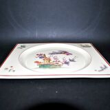 Flat rectangle boch freres for la louviere 1940 bird and bonzaï