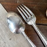 Antique silvered metal cutlery 84 g
