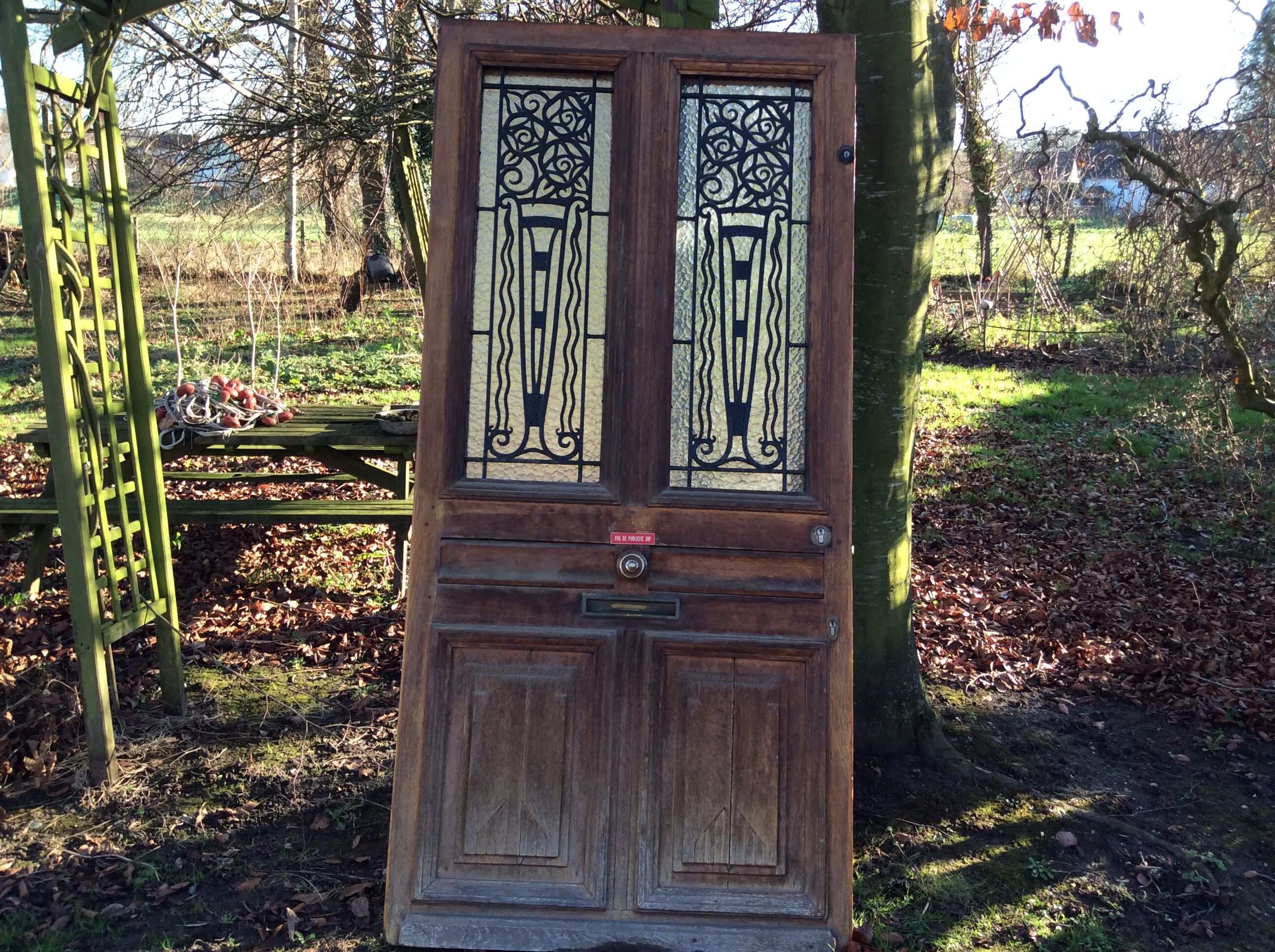 Oak entrance door