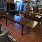 Scandinavian extendable oak table from the 1960s.