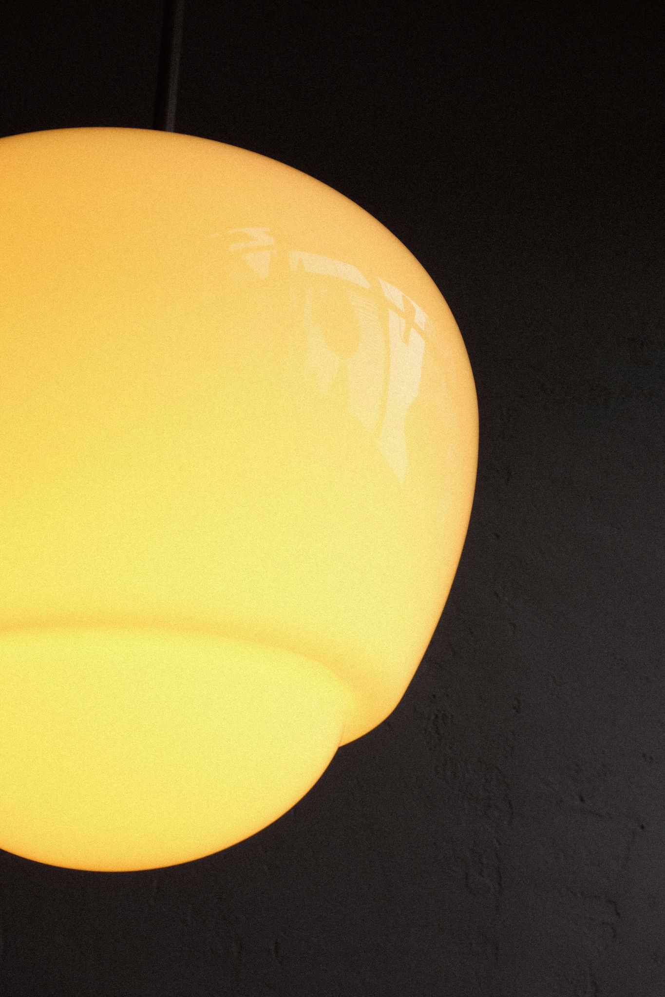 Czechoslovak bakelite hanging school lamp, 1960s