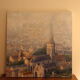 Tableau paysage impressionniste huile sur toile, Vallée de Chevreuse
