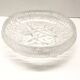 Crystal Bowl Empty Pocket 28 cm Signed Tapio Wirkkala Lunaria Design Finland