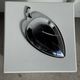 Pair of silver-plated bowls in the shape of a stylised leaf 11.5x22