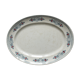 Polychrome ironstone oval dish from Creil & Montereau, "Toledo" model